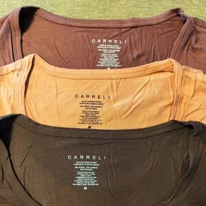 Pack of 3 Carreli Premium Basic Tee Long Sleeve Size M